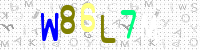 Blue Captcha Image