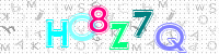 Blue Captcha Image