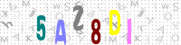 Blue Captcha Image