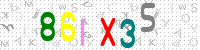 Blue Captcha Image