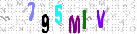 Blue Captcha Image