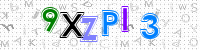 Blue Captcha Image