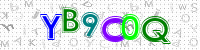 Blue Captcha Image