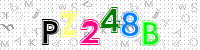 Blue Captcha Image