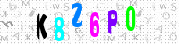 Blue Captcha Image