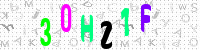 Blue Captcha Image