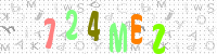 Blue Captcha Image