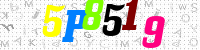 Blue Captcha Image