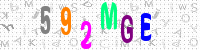 Blue Captcha Image
