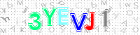 Blue Captcha Image