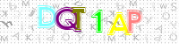 Blue Captcha Image