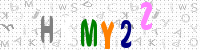 Blue Captcha Image
