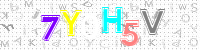 Blue Captcha Image