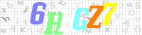 Blue Captcha Image
