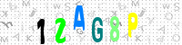 Blue Captcha Image