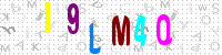 Blue Captcha Image