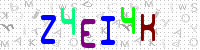 Blue Captcha Image