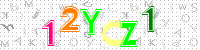 Blue Captcha Image