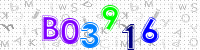 Blue Captcha Image