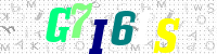Blue Captcha Image