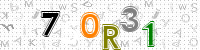 Blue Captcha Image