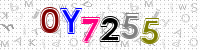Blue Captcha Image