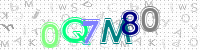 Blue Captcha Image