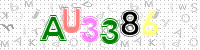 Blue Captcha Image