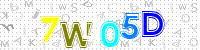 Blue Captcha Image