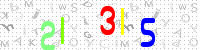 Blue Captcha Image