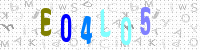 Blue Captcha Image