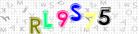 Blue Captcha Image