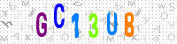 Blue Captcha Image