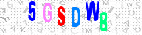 Blue Captcha Image