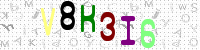 Blue Captcha Image