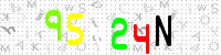 Blue Captcha Image
