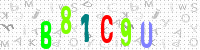 Blue Captcha Image