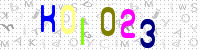 Blue Captcha Image