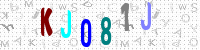 Blue Captcha Image