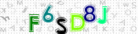 Blue Captcha Image