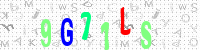 Blue Captcha Image