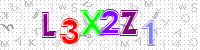 Blue Captcha Image