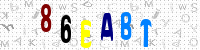 Blue Captcha Image