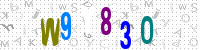 Blue Captcha Image