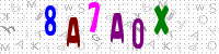 Blue Captcha Image