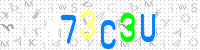 Blue Captcha Image