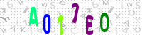 Blue Captcha Image