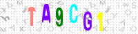 Blue Captcha Image