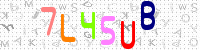 Blue Captcha Image
