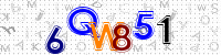 Blue Captcha Image